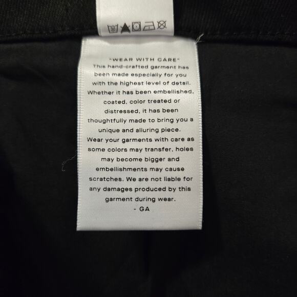 NWT Good American Good Classic Slim Bootcut High Rise Jeans Black Size 22 - Picture 9 of 10